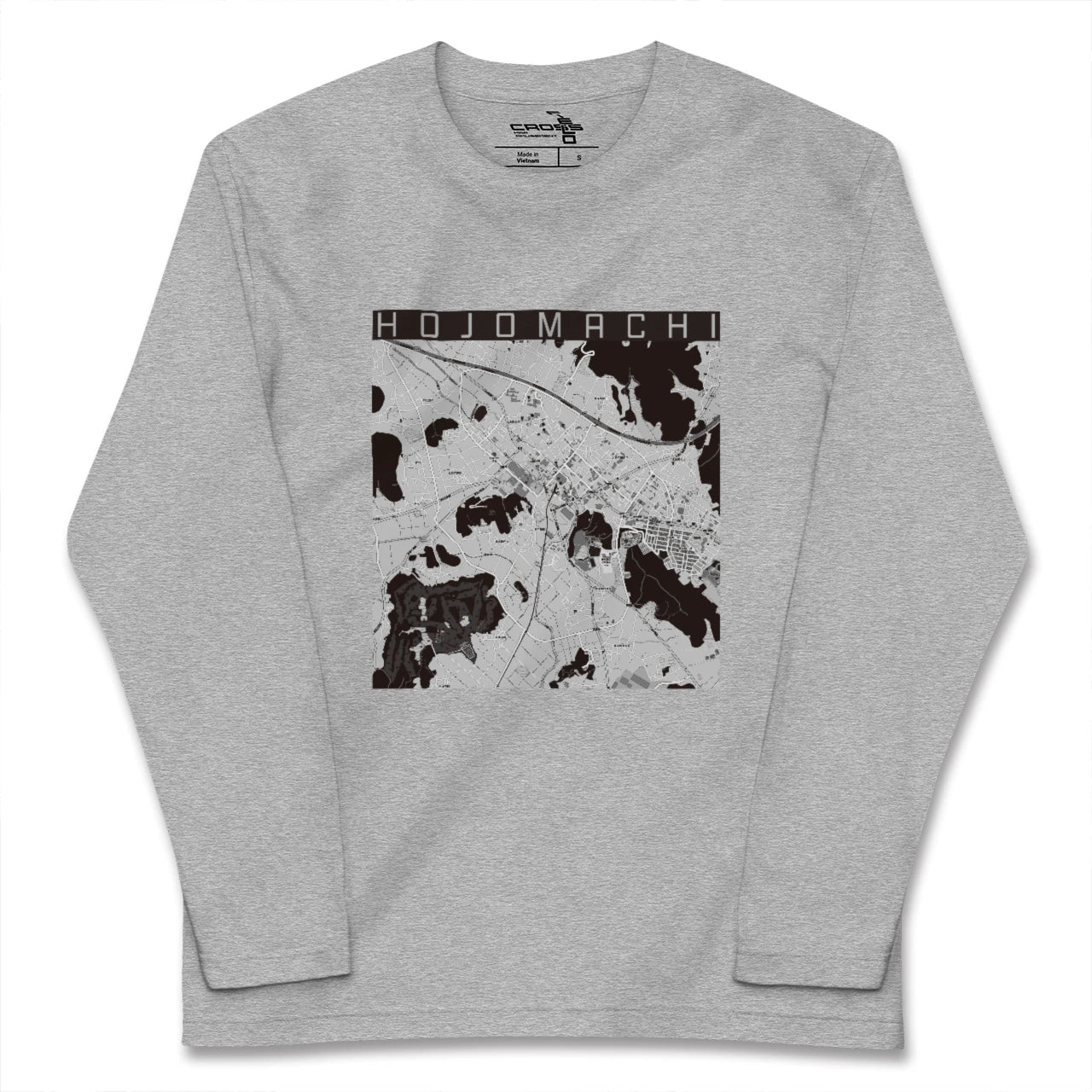 【北条町(兵庫県)】地図柄ロングスリーブTシャツ