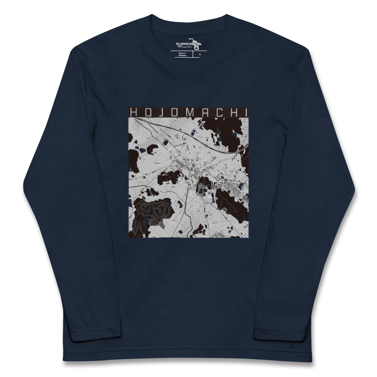 【北条町(兵庫県)】地図柄ロングスリーブTシャツ