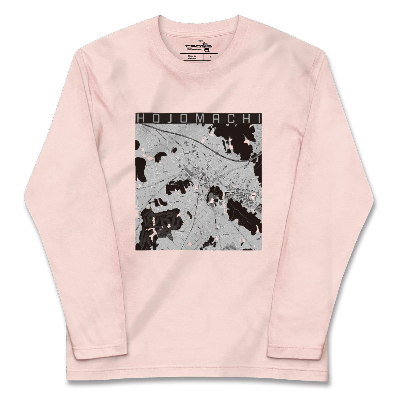 【北条町(兵庫県)】地図柄ロングスリーブTシャツ