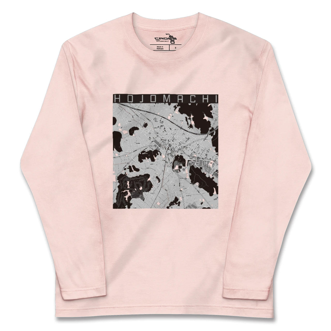 【北条町(兵庫県)】地図柄ロングスリーブTシャツ