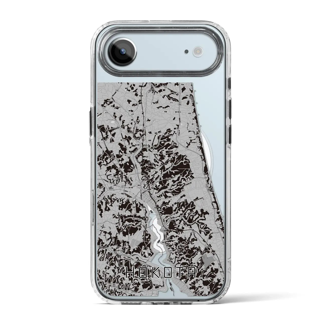 【鉾田(茨城県)】地図柄iPhoneケース(MagSafeタイプ)