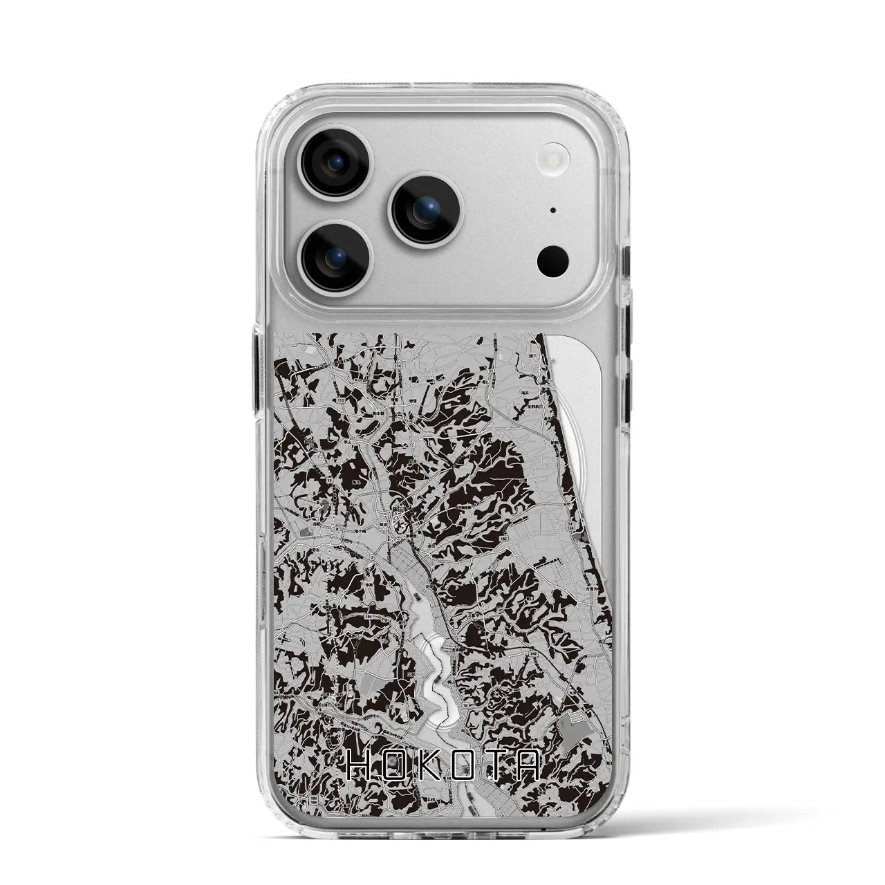 【鉾田(茨城県)】地図柄iPhoneケース(MagSafeタイプ)