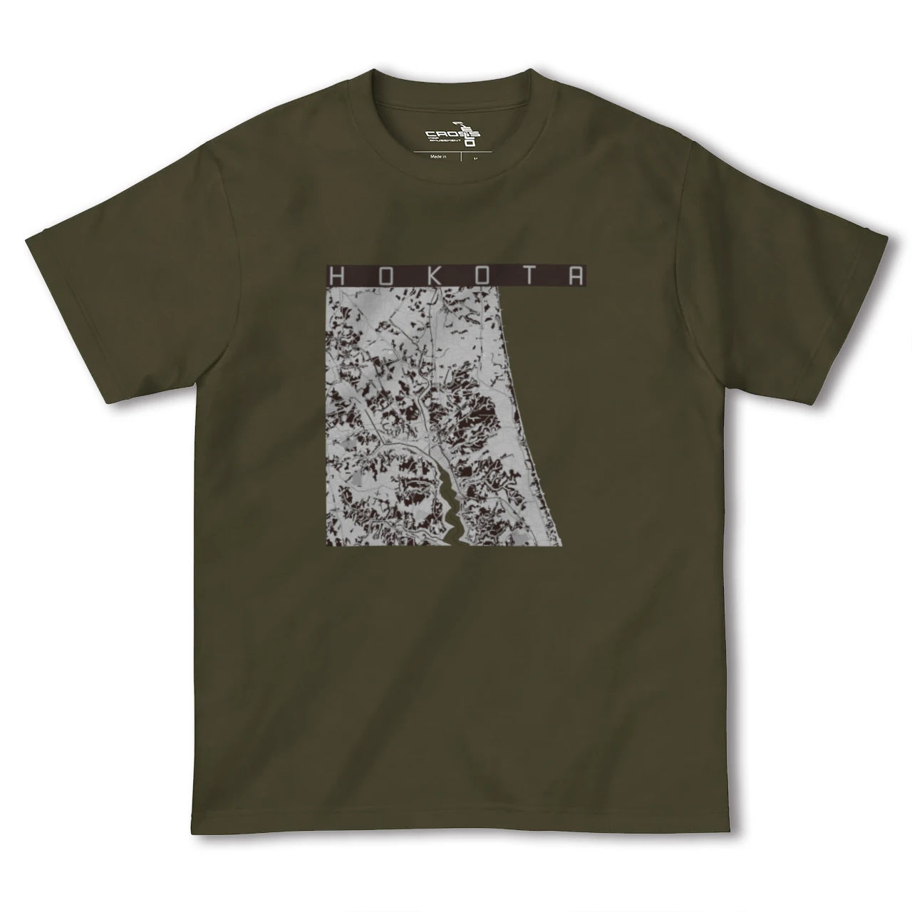 【鉾田(茨城県)】地図柄ヘビーウェイトTシャツ