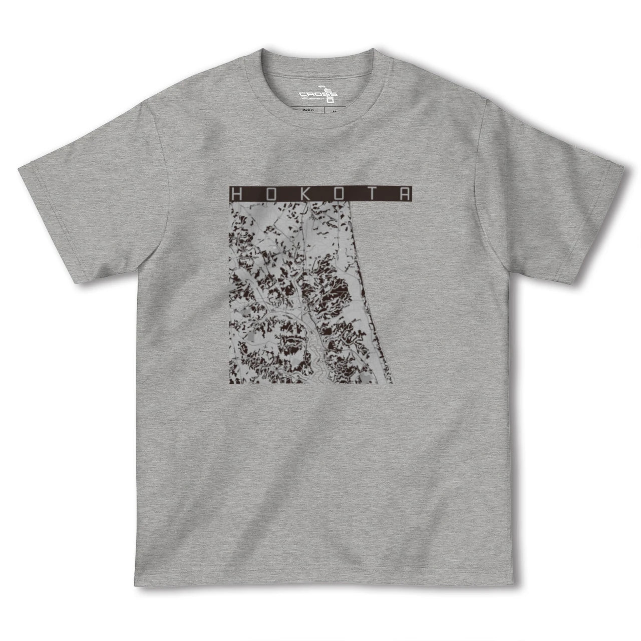 【鉾田(茨城県)】地図柄ヘビーウェイトTシャツ