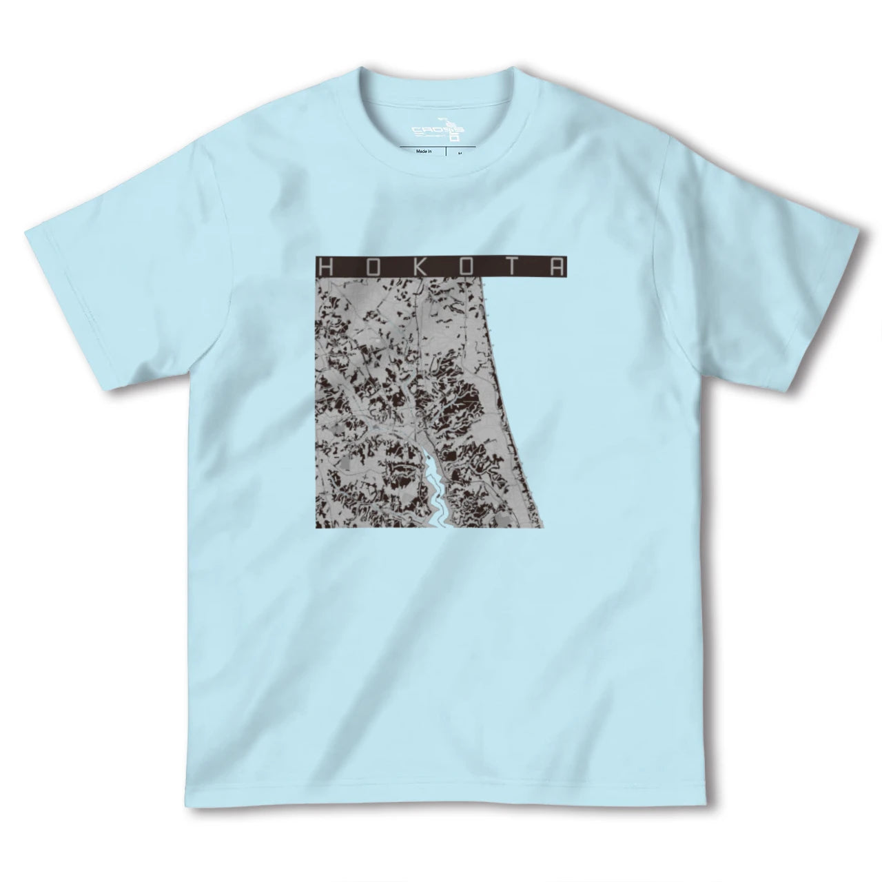 【鉾田(茨城県)】地図柄ヘビーウェイトTシャツ