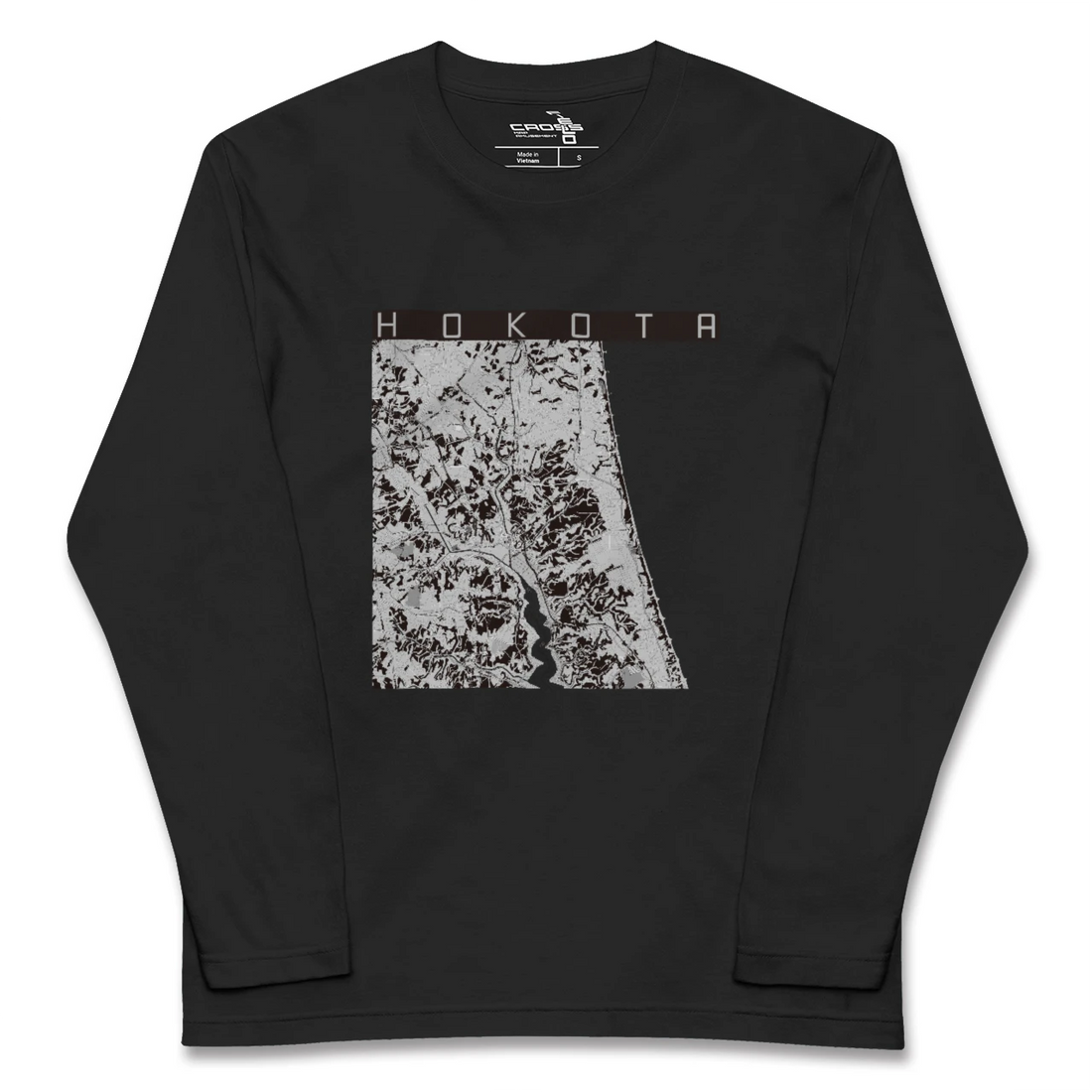 【鉾田(茨城県)】地図柄ロングスリーブTシャツ