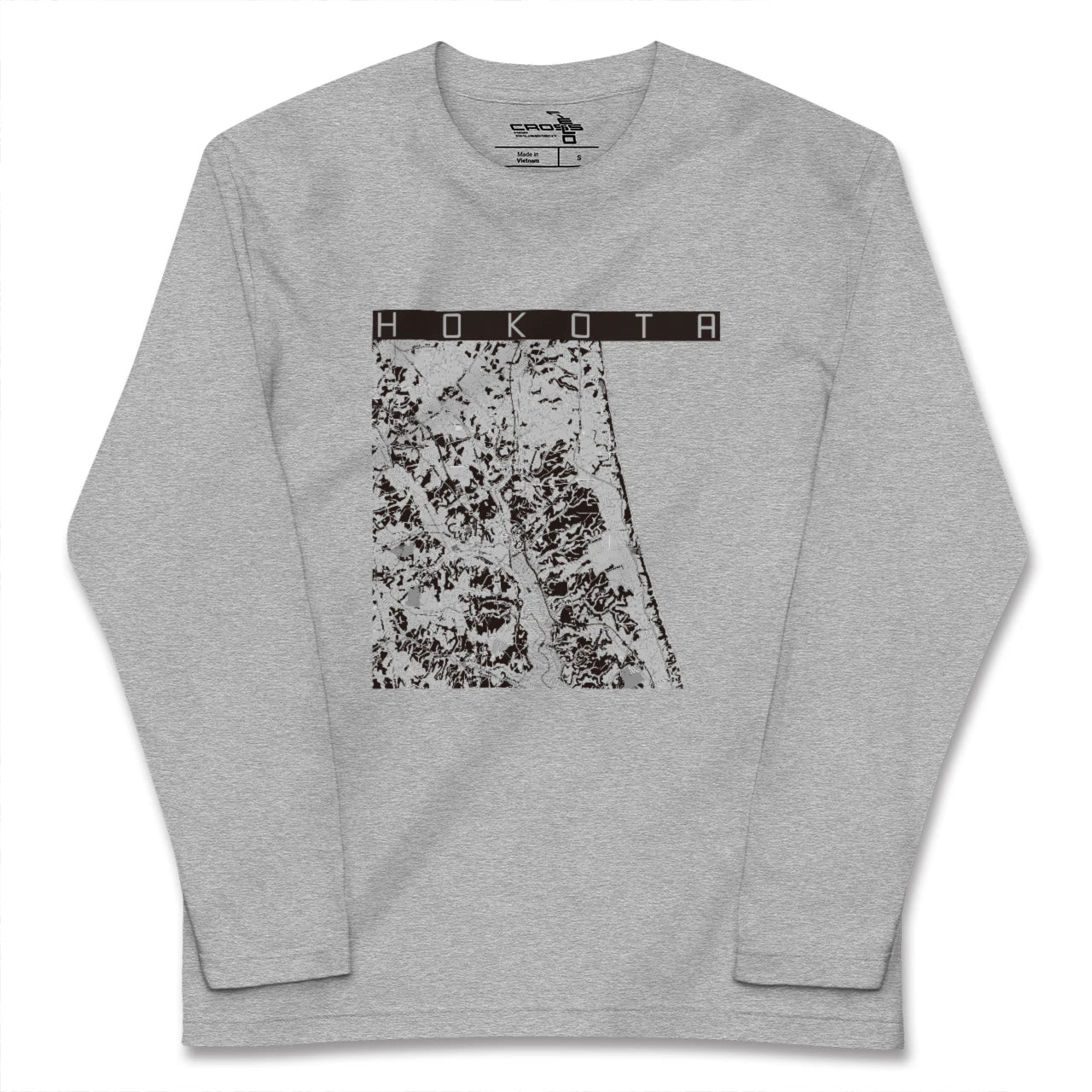 【鉾田(茨城県)】地図柄ロングスリーブTシャツ