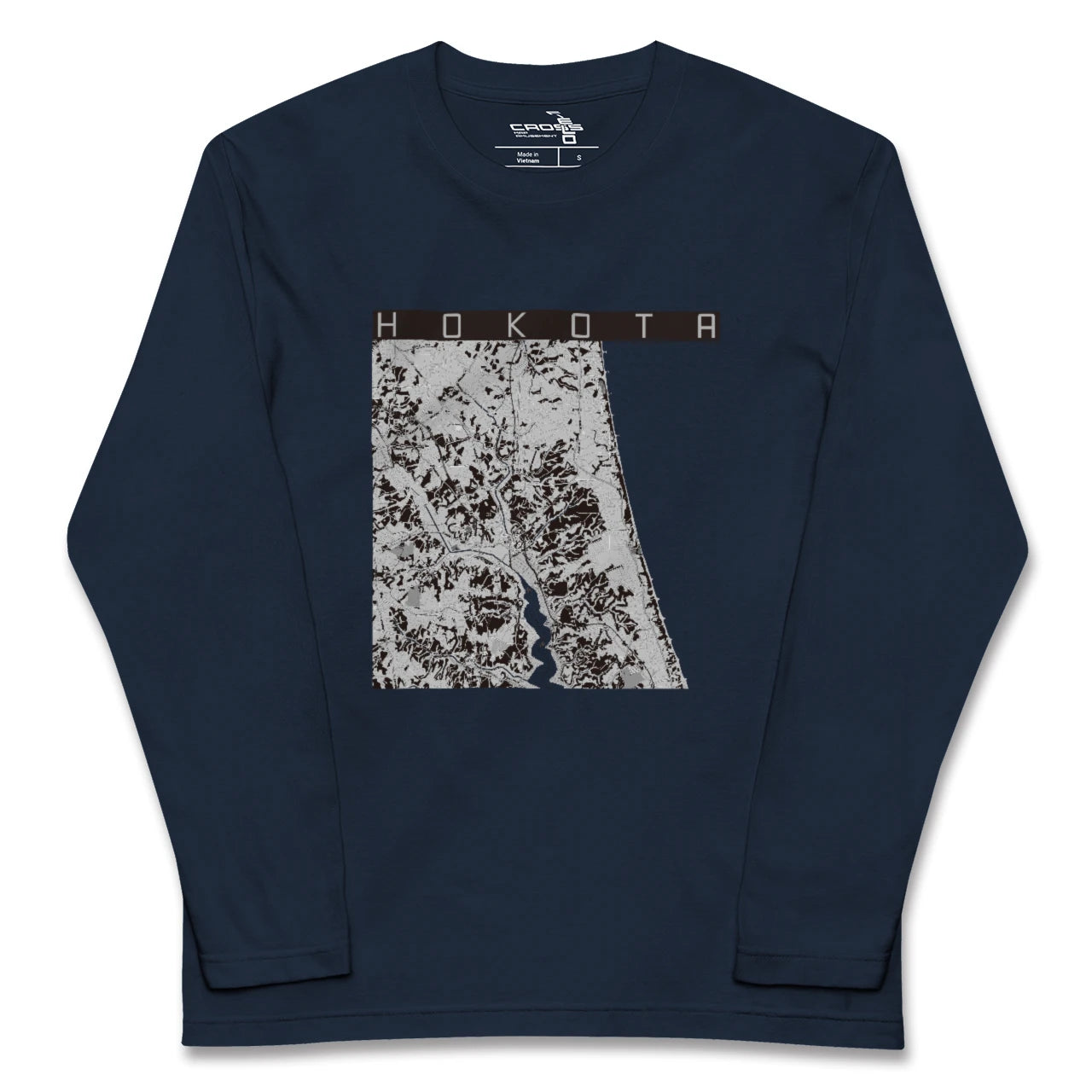 【鉾田(茨城県)】地図柄ロングスリーブTシャツ