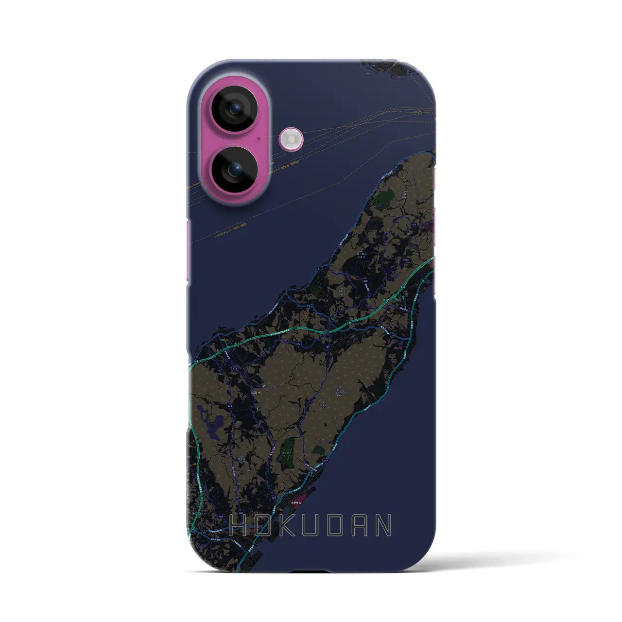 【北淡(兵庫県)】地図柄iPhoneケース(バックカバータイプ)