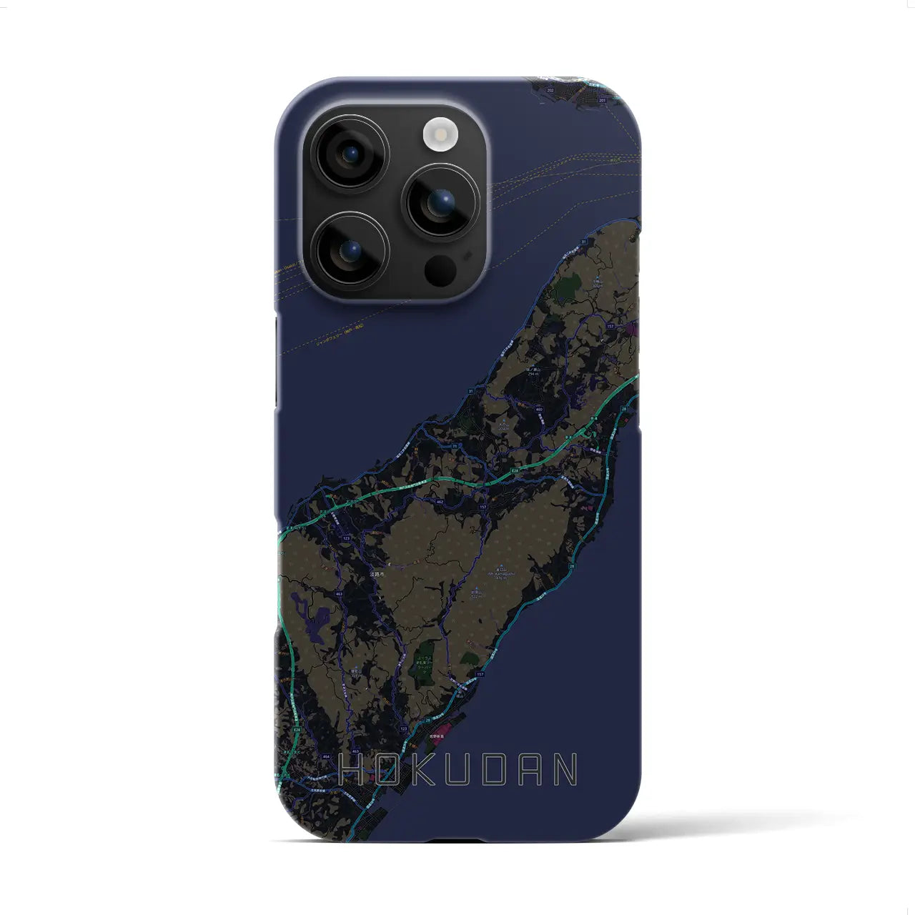 【北淡(兵庫県)】地図柄iPhoneケース(バックカバータイプ)