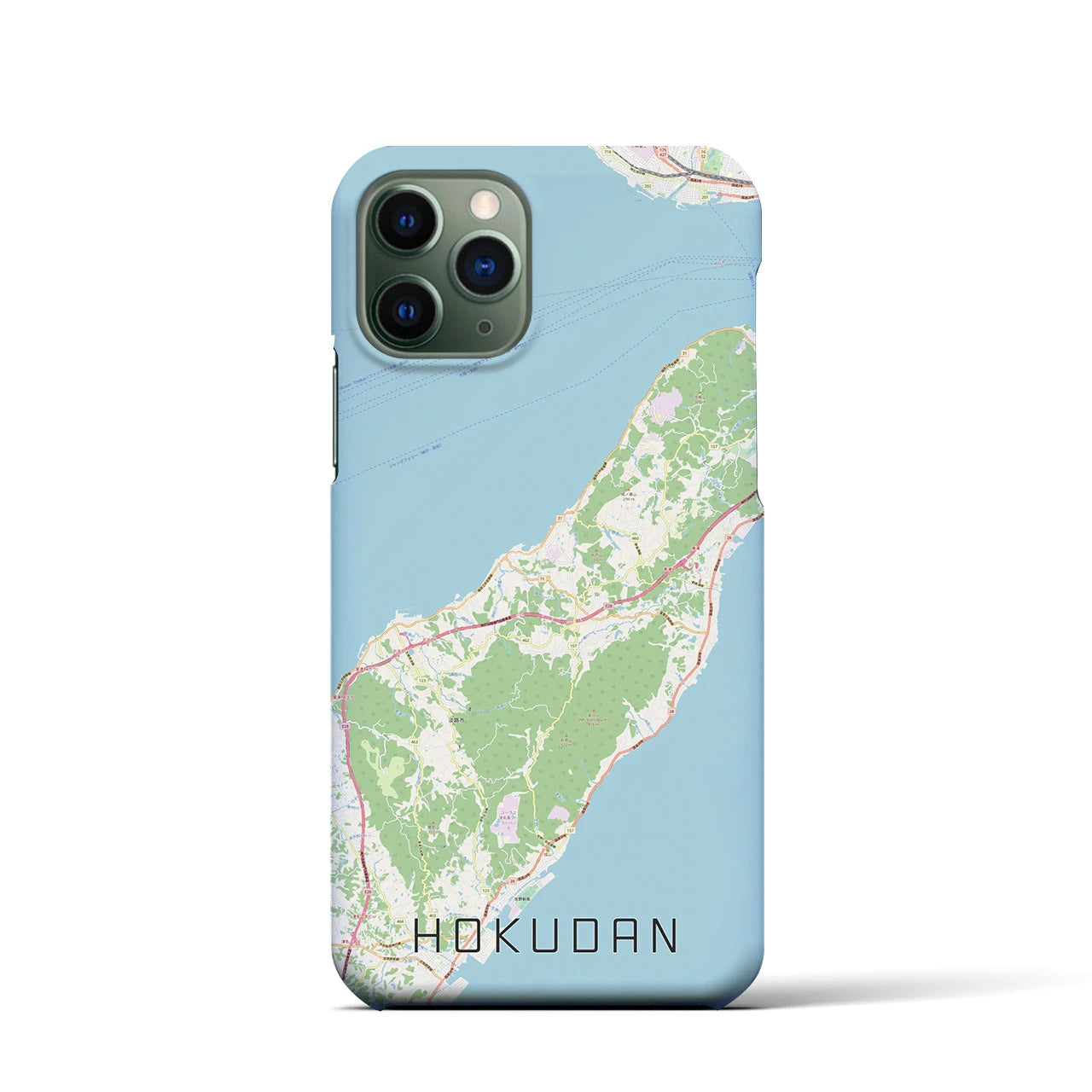 【北淡(兵庫県)】地図柄iPhoneケース(バックカバータイプ)