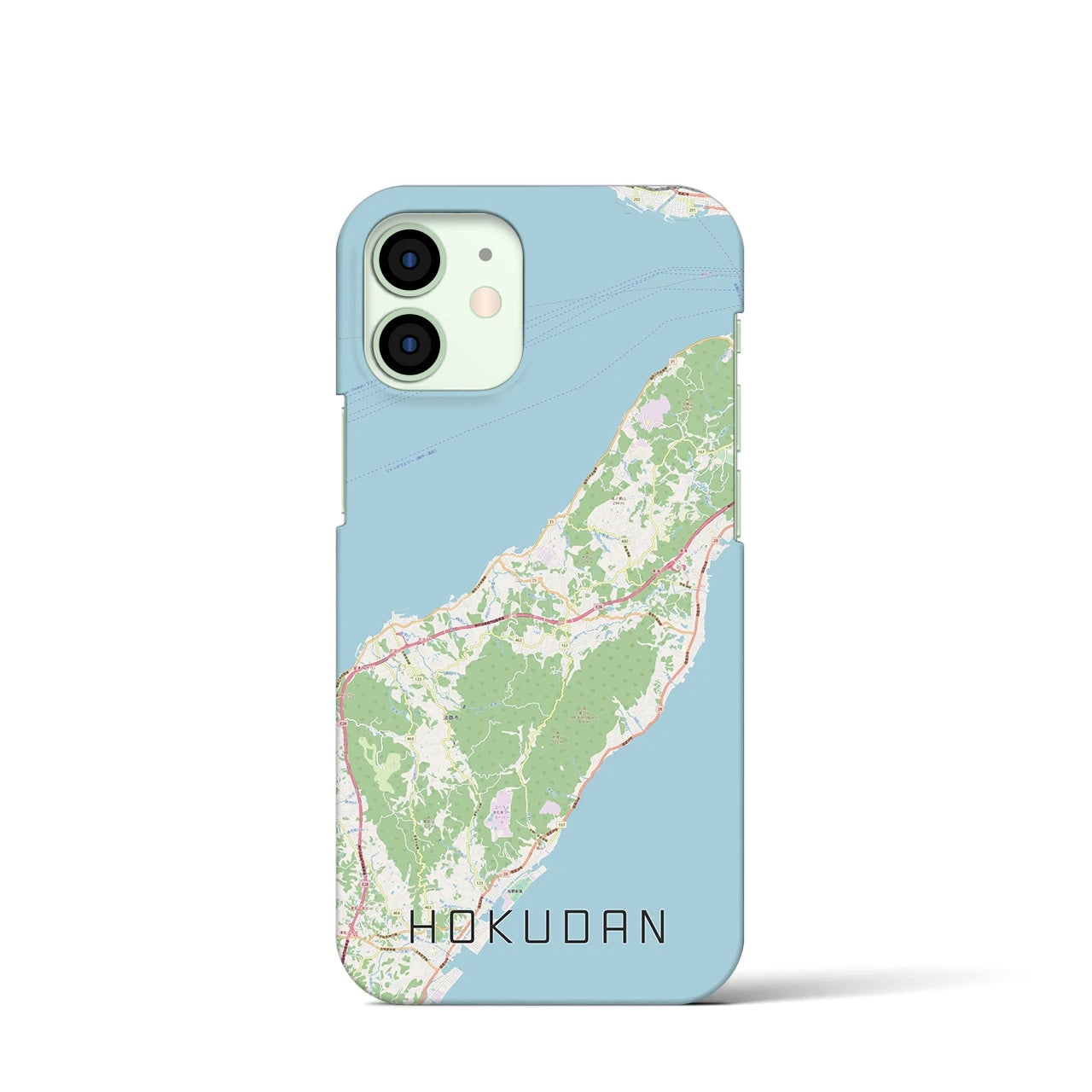 【北淡(兵庫県)】地図柄iPhoneケース(バックカバータイプ)