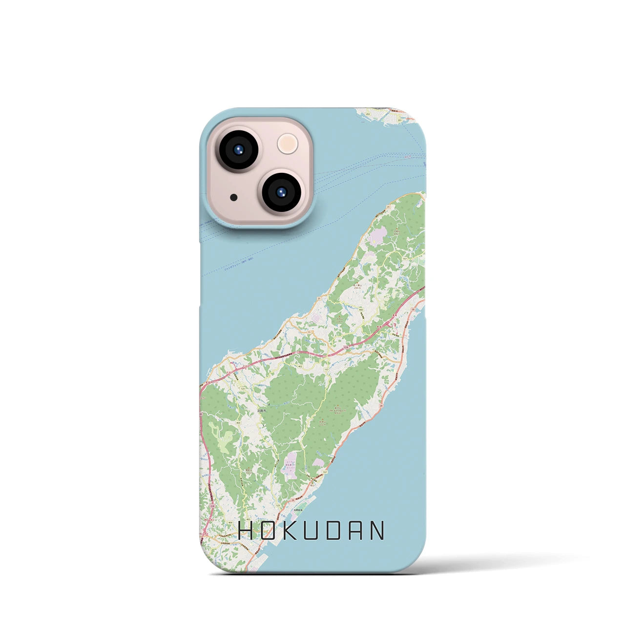 【北淡(兵庫県)】地図柄iPhoneケース(バックカバータイプ)