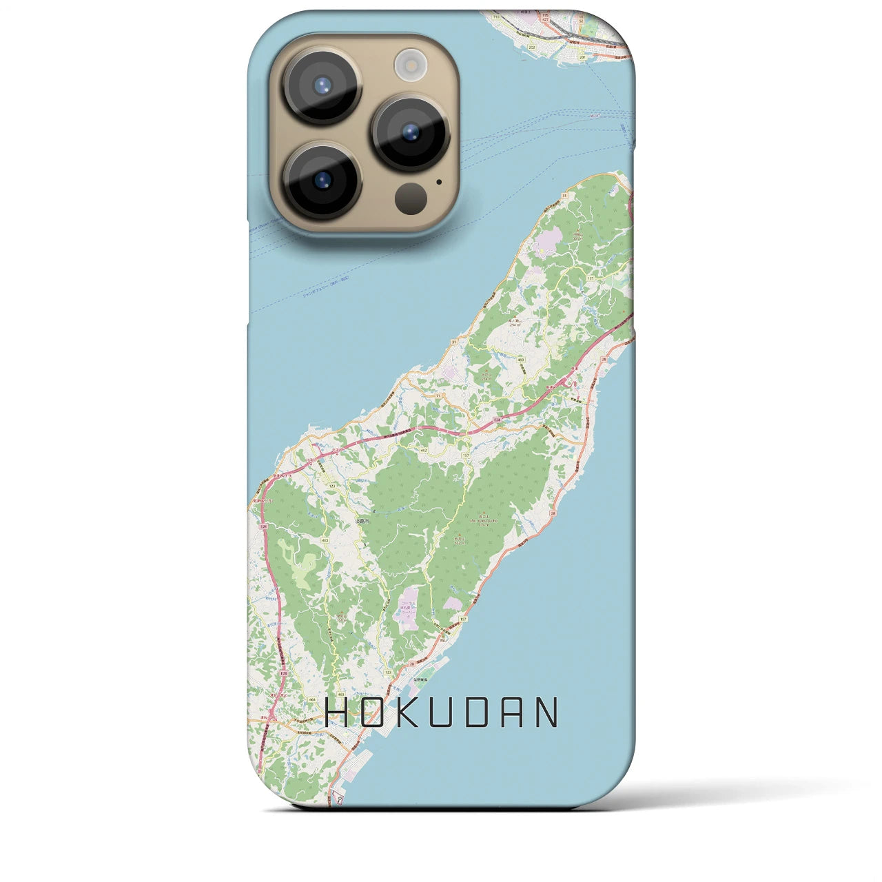 【北淡(兵庫県)】地図柄iPhoneケース(バックカバータイプ)