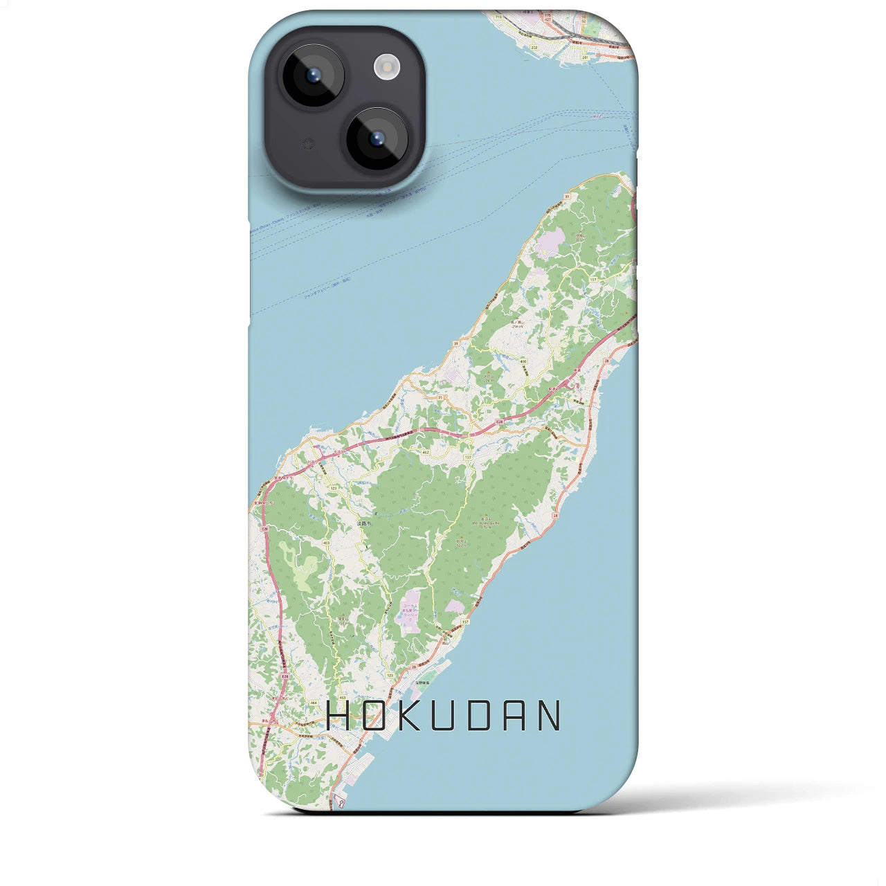【北淡(兵庫県)】地図柄iPhoneケース(バックカバータイプ)