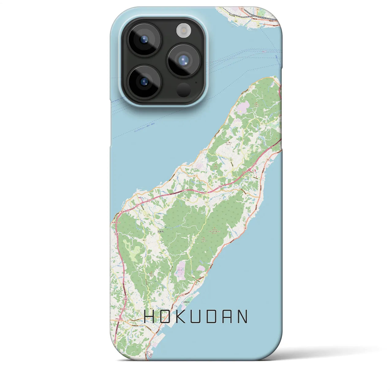 【北淡(兵庫県)】地図柄iPhoneケース(バックカバータイプ)