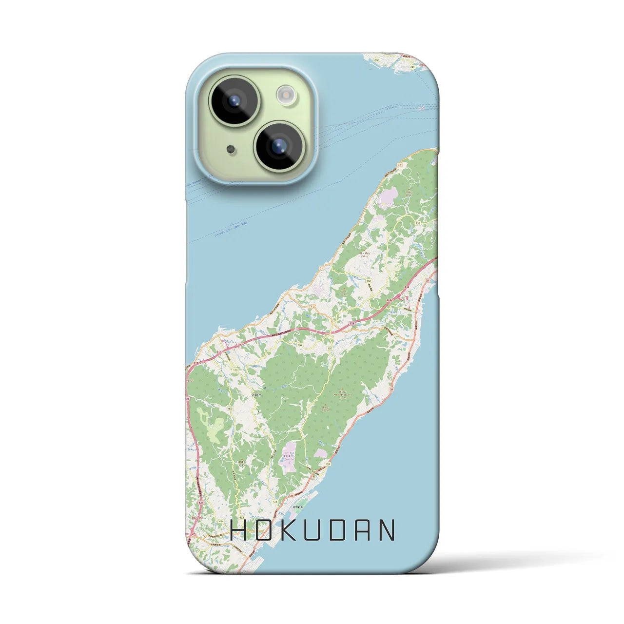 【北淡(兵庫県)】地図柄iPhoneケース(バックカバータイプ)