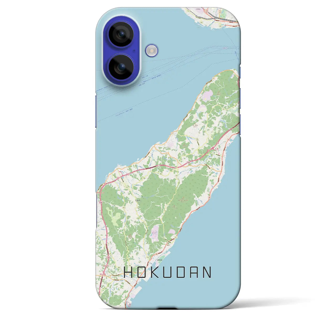 【北淡(兵庫県)】地図柄iPhoneケース(バックカバータイプ)ナチュラル・iPhone 16 Pro Max 用