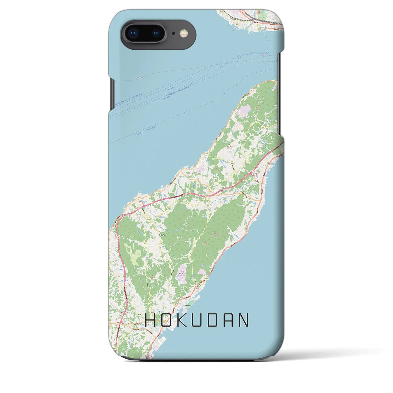 【北淡(兵庫県)】地図柄iPhoneケース(バックカバータイプ)