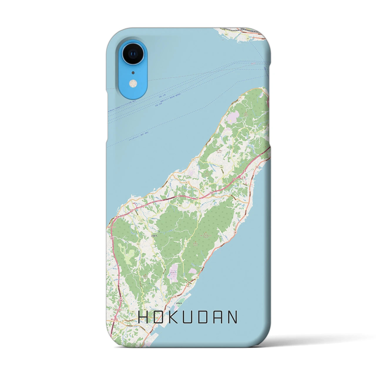 【北淡(兵庫県)】地図柄iPhoneケース(バックカバータイプ)