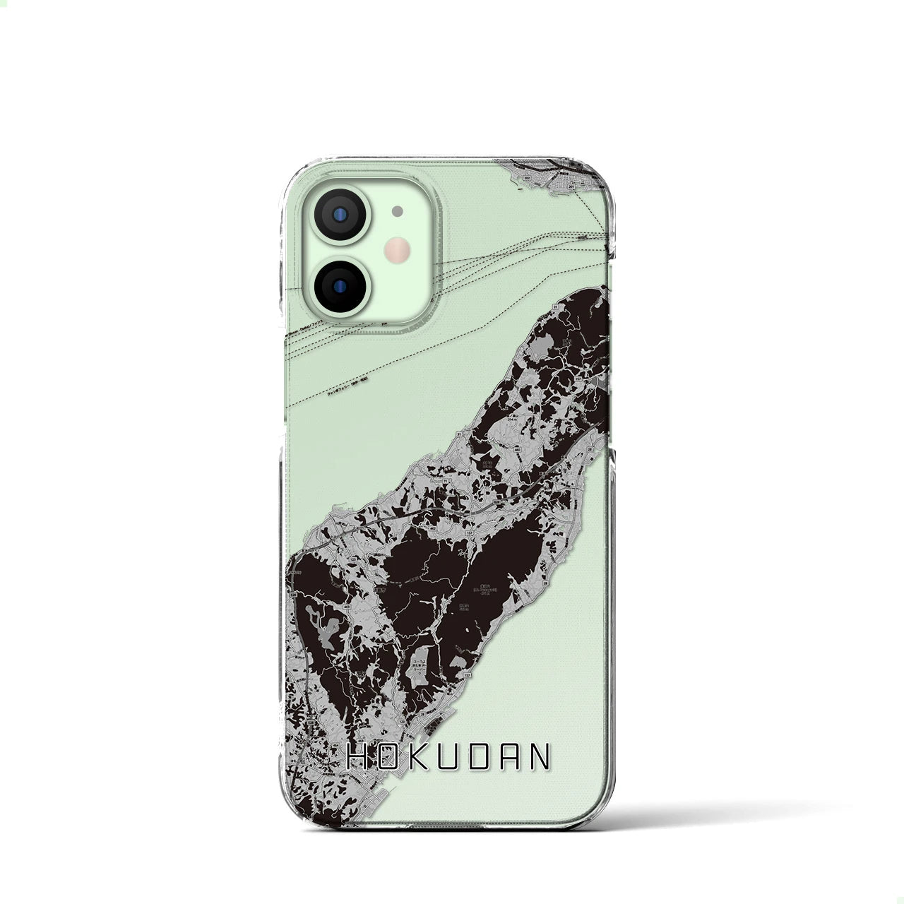 【北淡(兵庫県)】地図柄iPhoneケース(クリアタイプ)