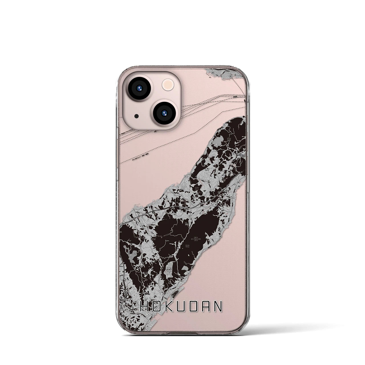 【北淡(兵庫県)】地図柄iPhoneケース(クリアタイプ)