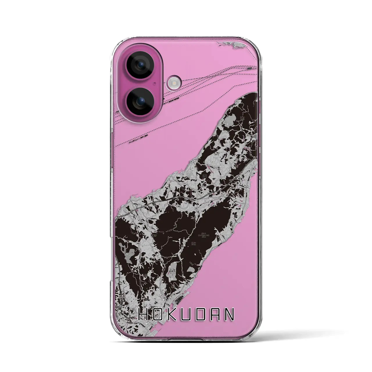 【北淡(兵庫県)】地図柄iPhoneケース(クリアタイプ)