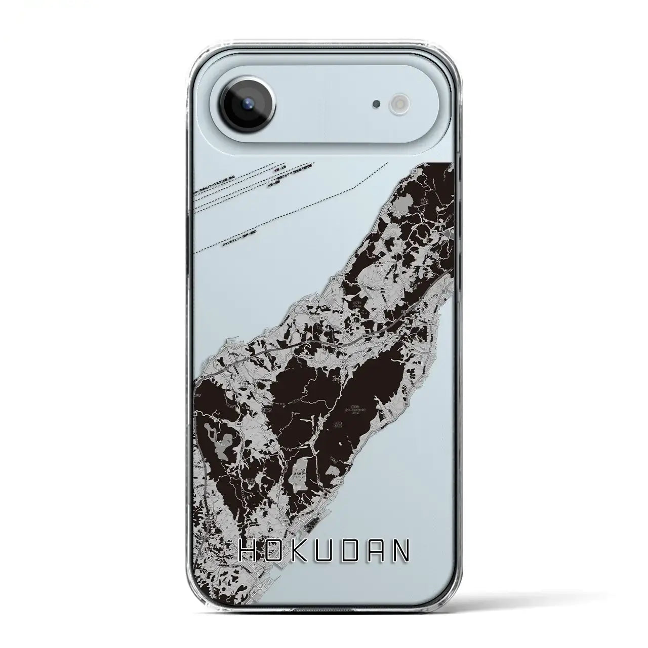 【北淡(兵庫県)】地図柄iPhoneケース(クリアタイプ)