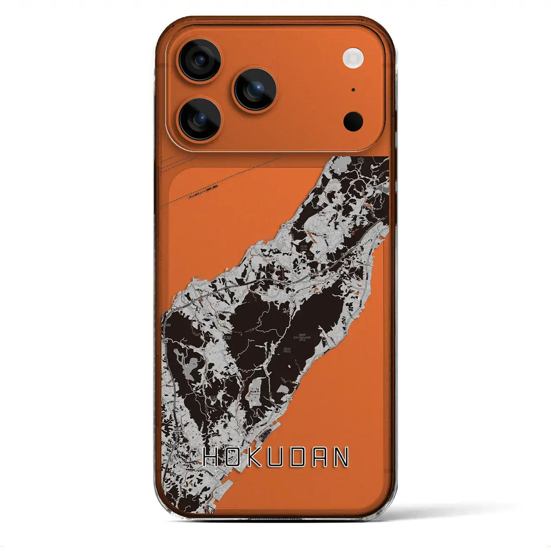 【北淡(兵庫県)】地図柄iPhoneケース(クリアタイプ)