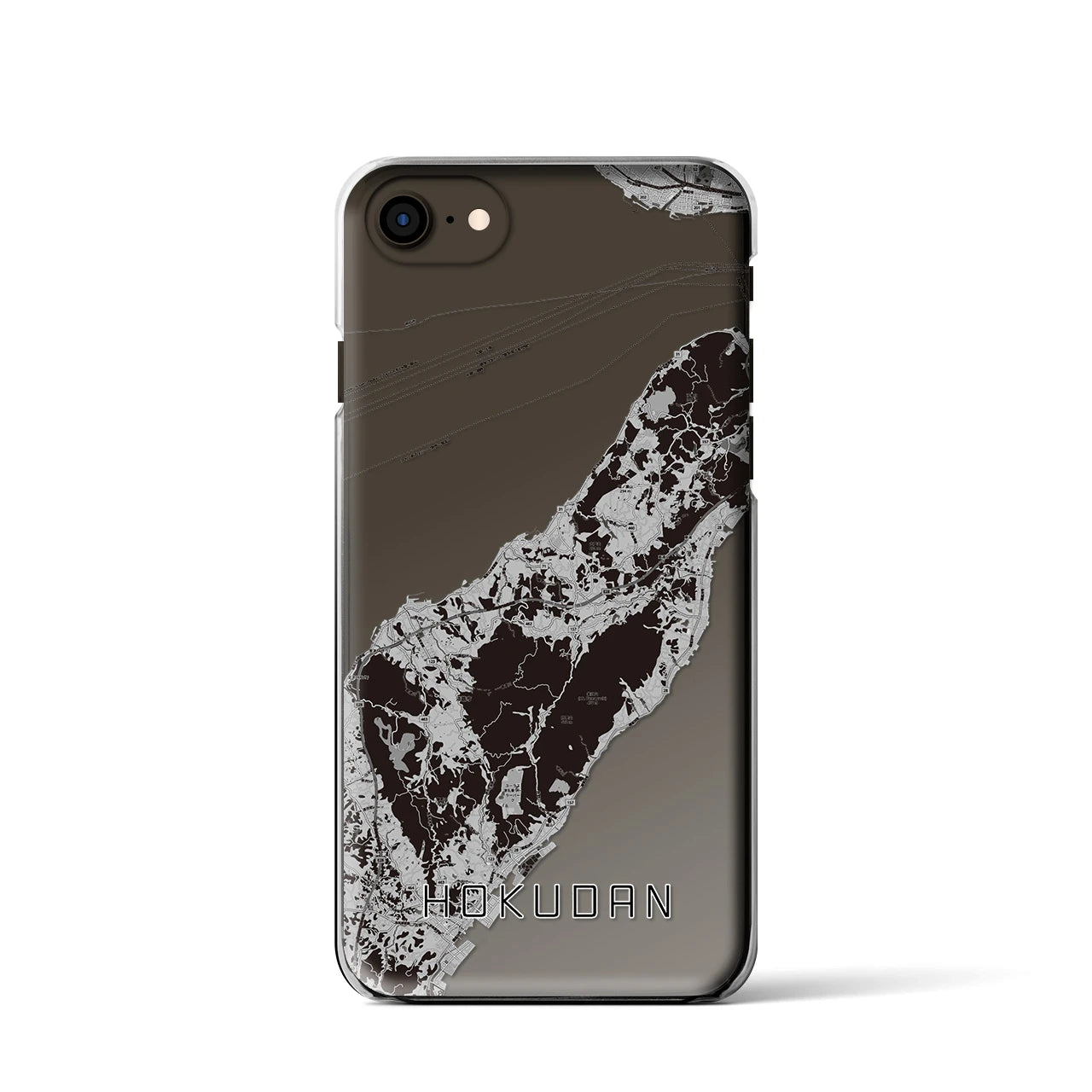 【北淡(兵庫県)】地図柄iPhoneケース(クリアタイプ)