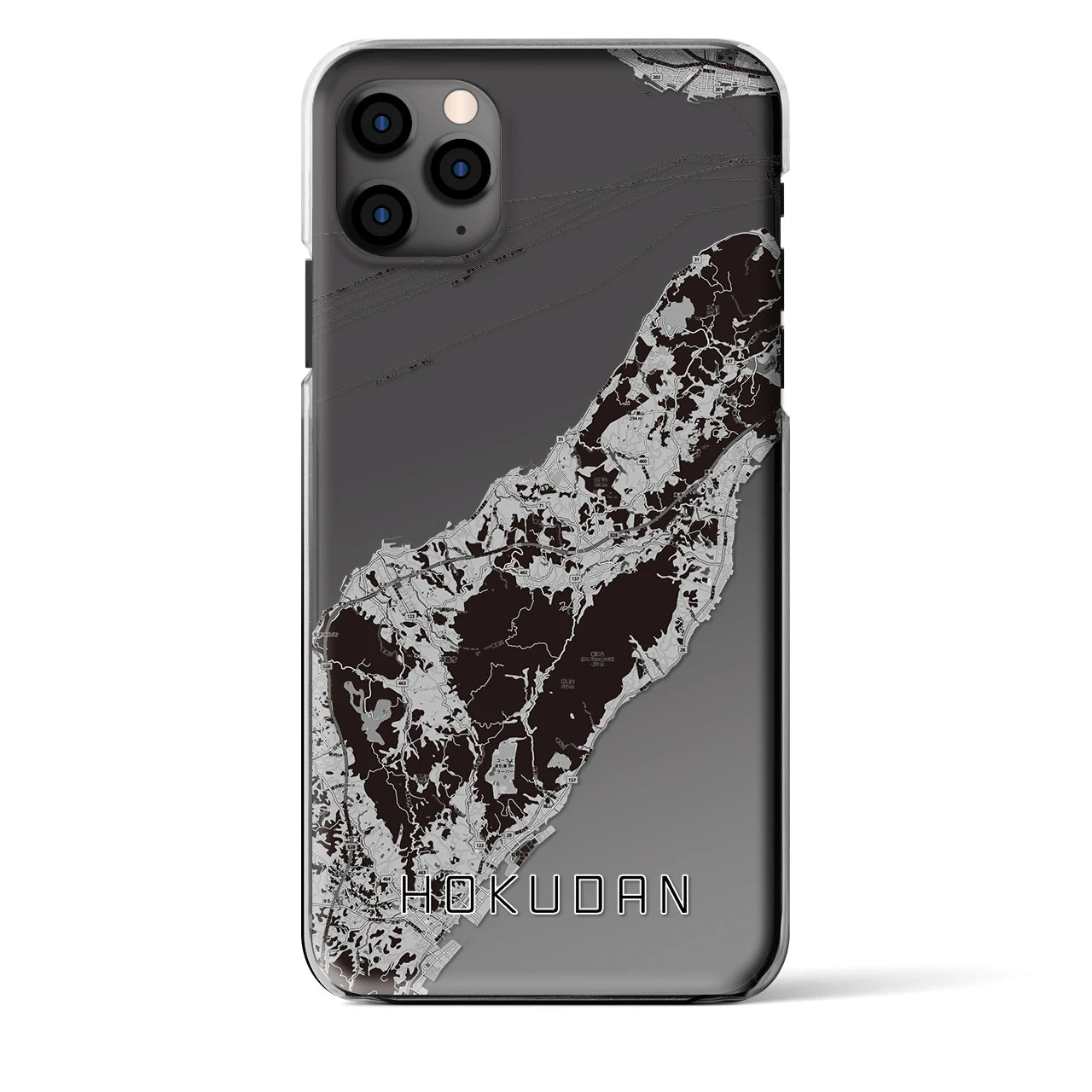 【北淡(兵庫県)】地図柄iPhoneケース(クリアタイプ)