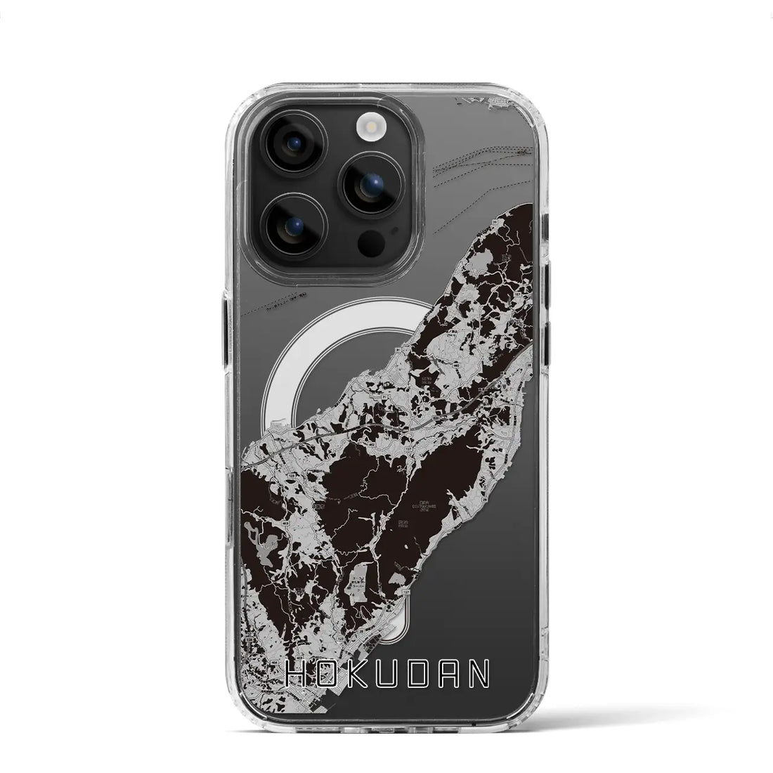 【北淡(兵庫県)】地図柄iPhoneケース(MagSafeタイプ)