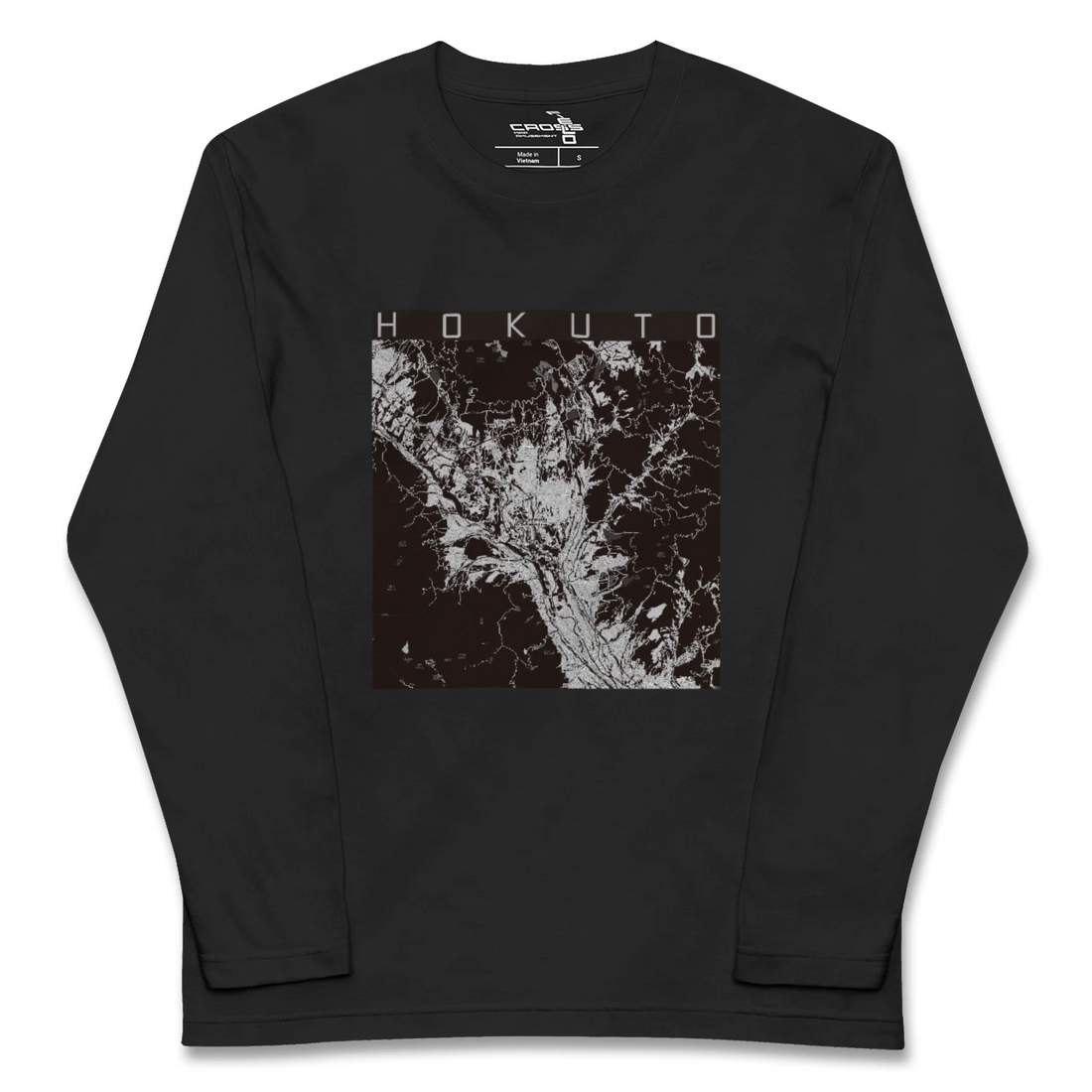 【北杜(山梨県)】地図柄ロングスリーブTシャツ