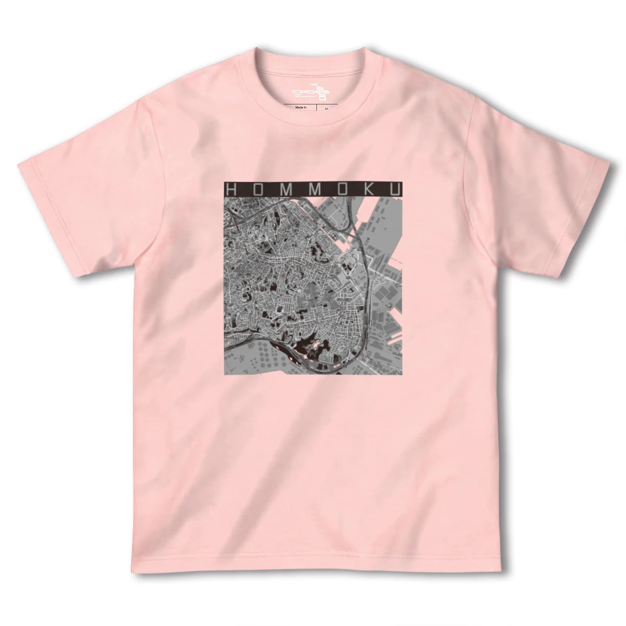 【本牧(神奈川県)】地図柄ヘビーウェイトTシャツ