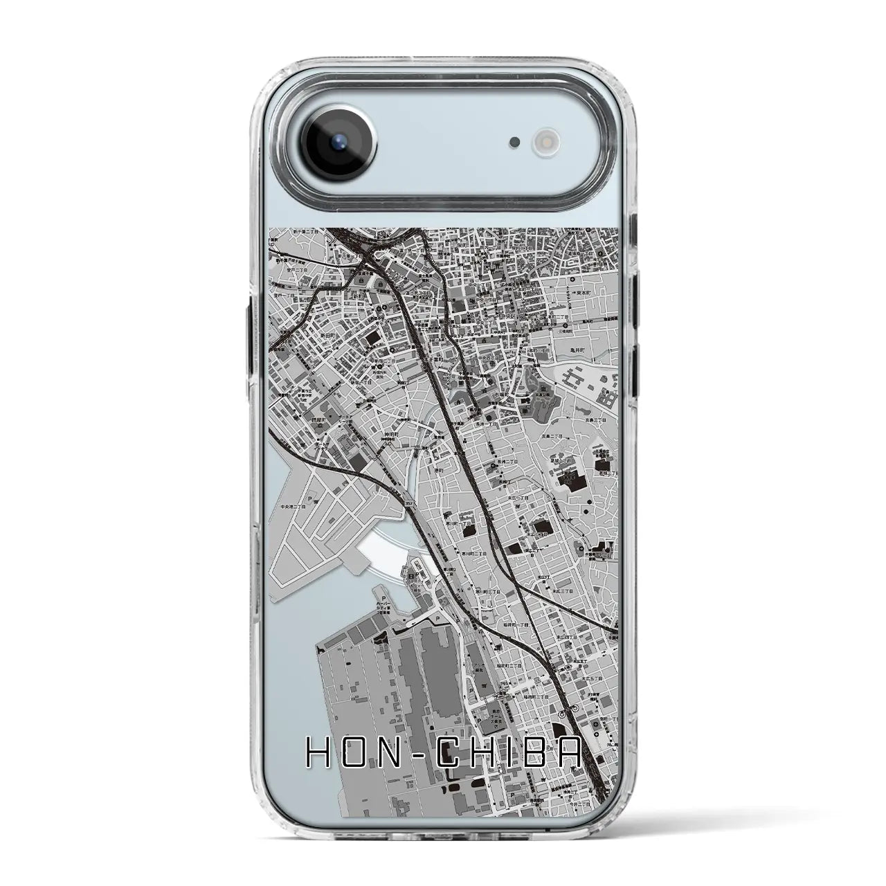 【本千葉(千葉県)】地図柄iPhoneケース(MagSafeタイプ)