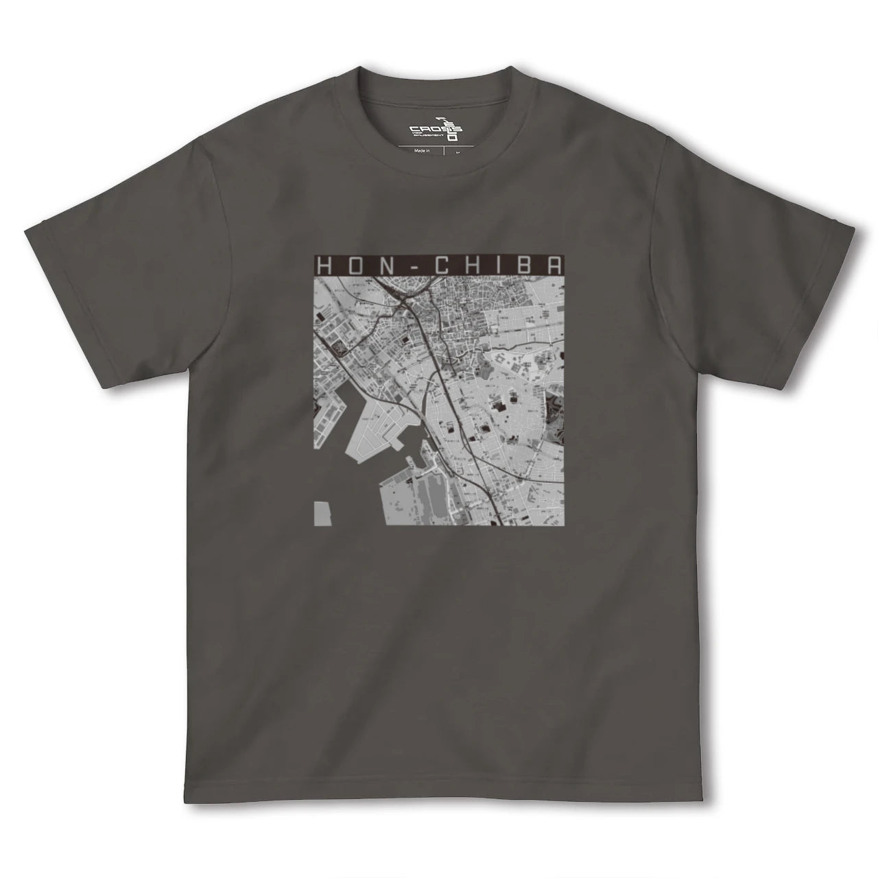 【本千葉(千葉県)】地図柄ヘビーウェイトTシャツ