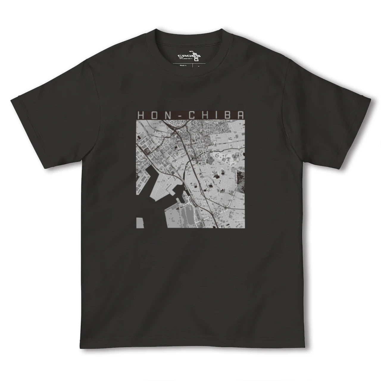 【本千葉(千葉県)】地図柄ヘビーウェイトTシャツ