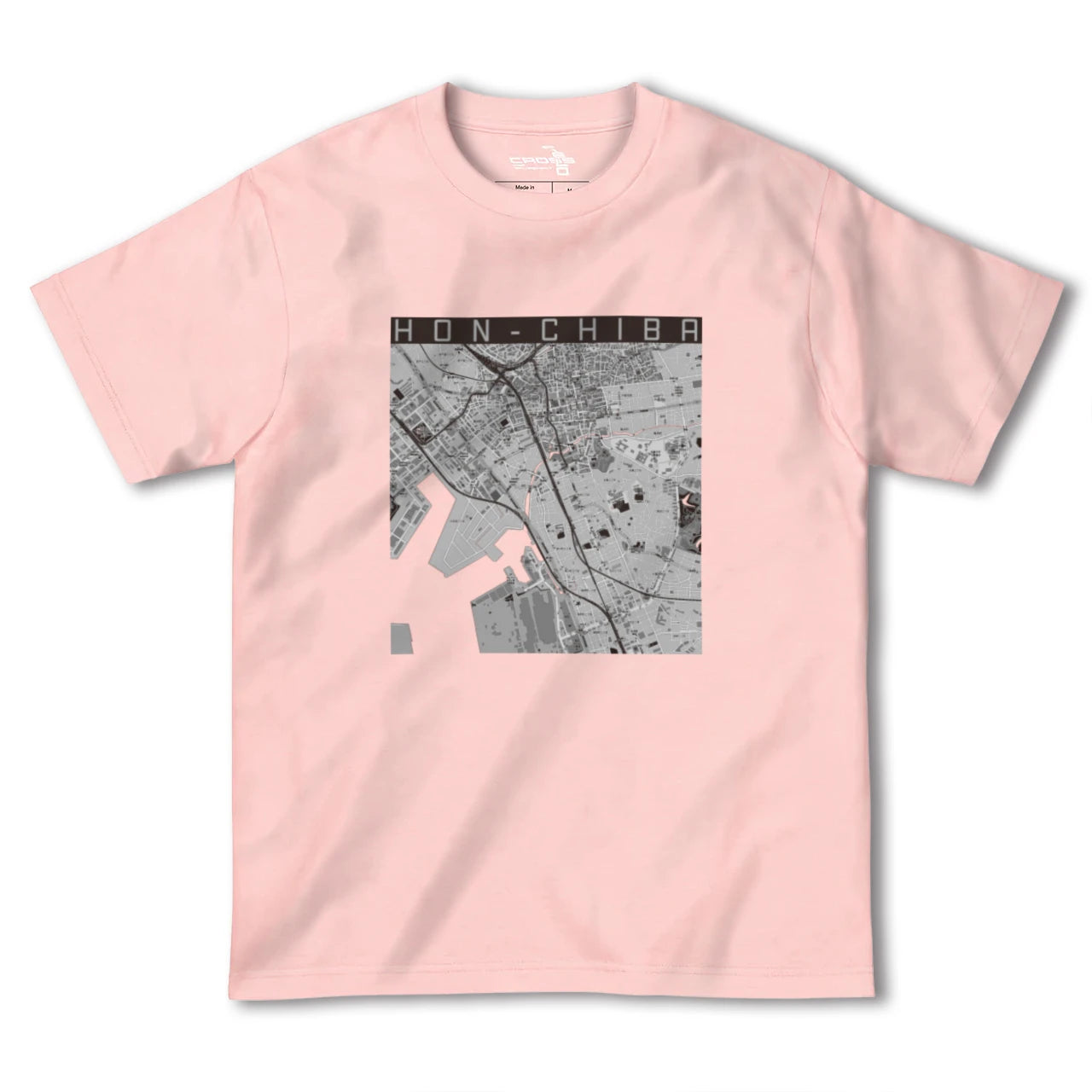 【本千葉(千葉県)】地図柄ヘビーウェイトTシャツ