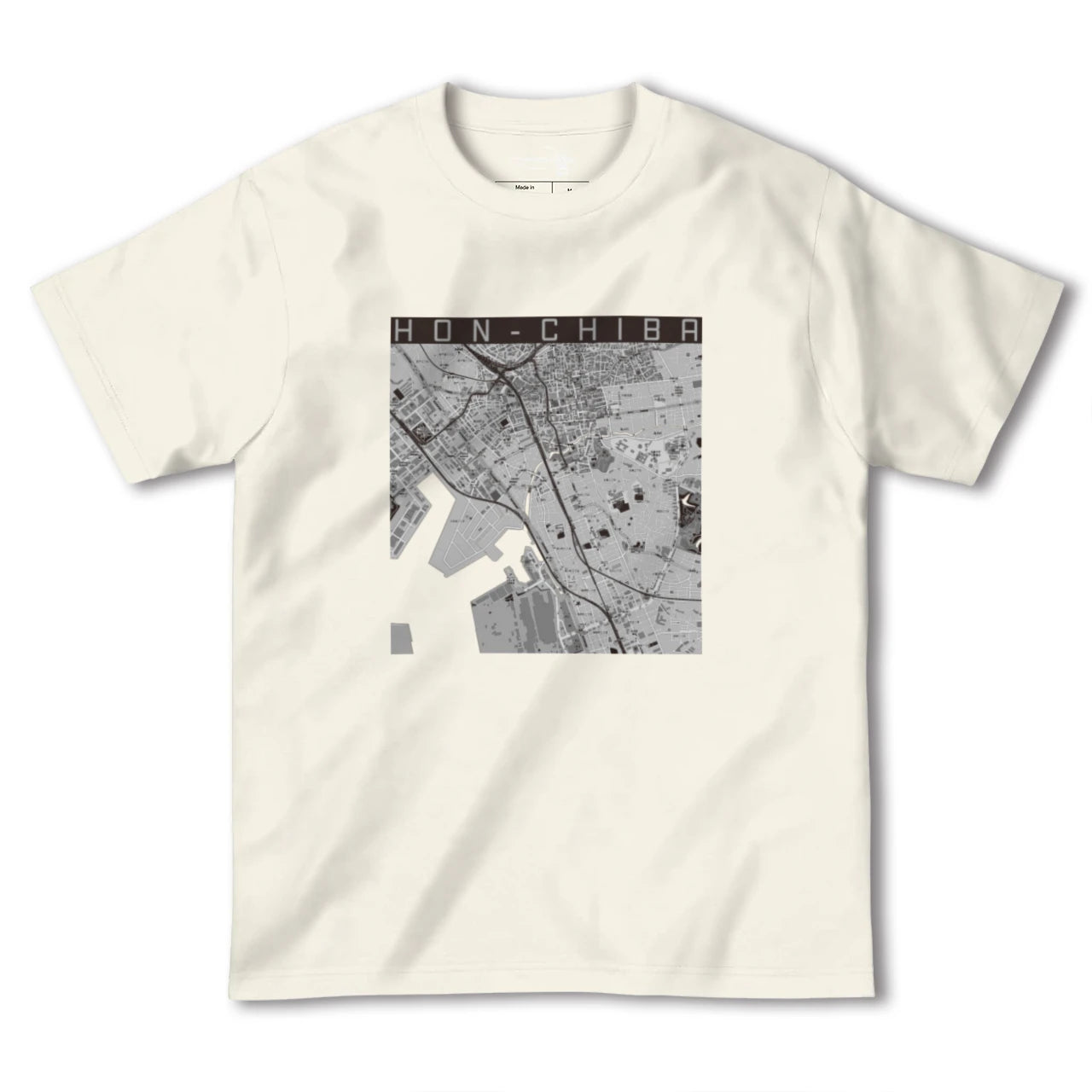 【本千葉(千葉県)】地図柄ヘビーウェイトTシャツ