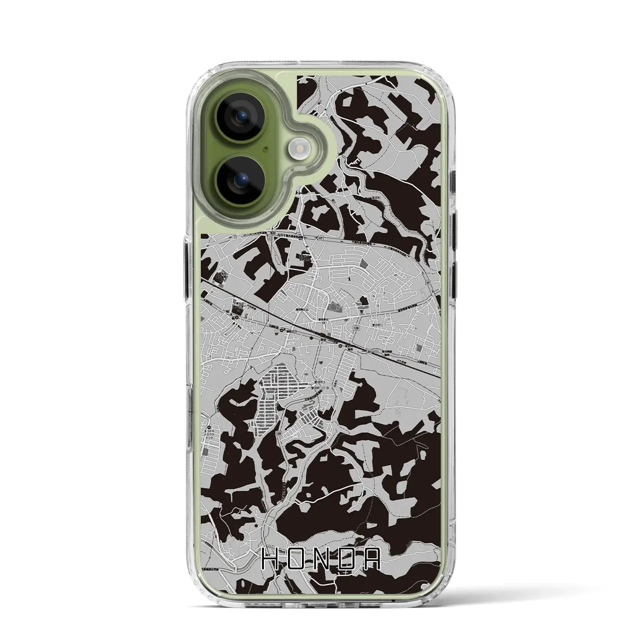 【誉田(千葉県)】地図柄iPhoneケース(MagSafeタイプ)