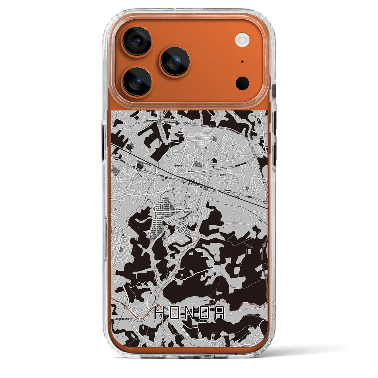 【誉田(千葉県)】地図柄iPhoneケース(MagSafeタイプ)