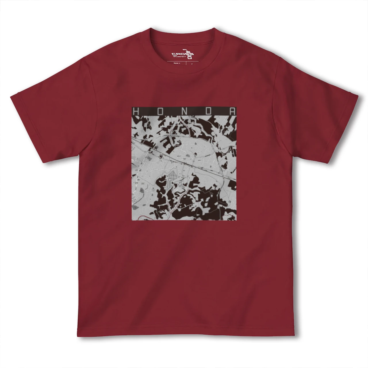 【誉田(千葉県)】地図柄ヘビーウェイトTシャツ