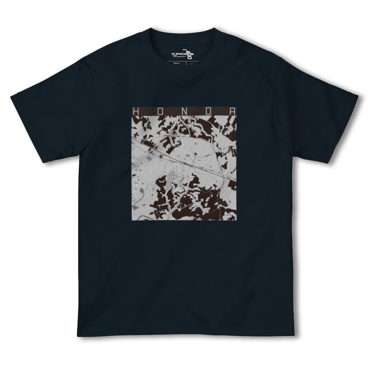 【誉田(千葉県)】地図柄ヘビーウェイトTシャツ