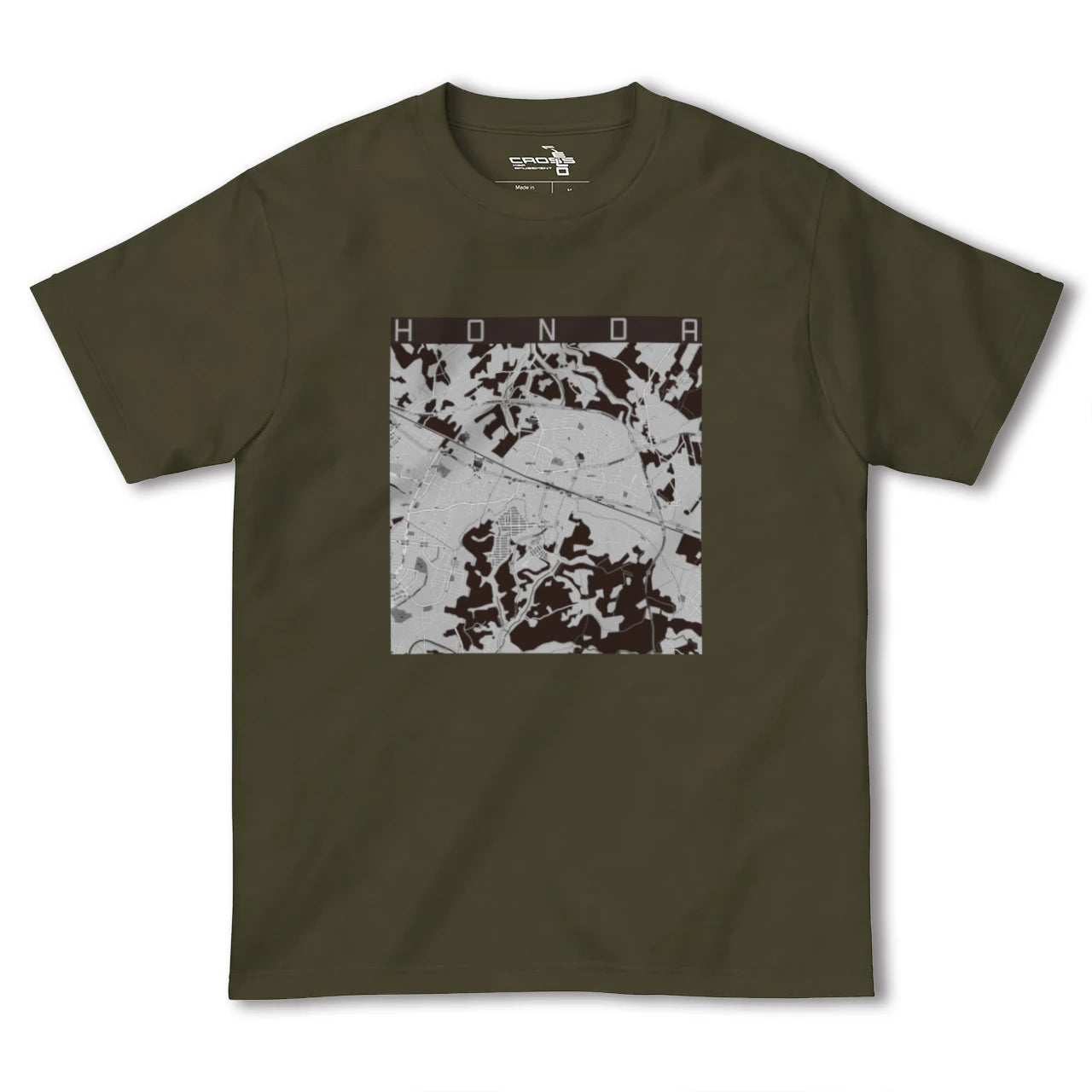 【誉田(千葉県)】地図柄ヘビーウェイトTシャツ