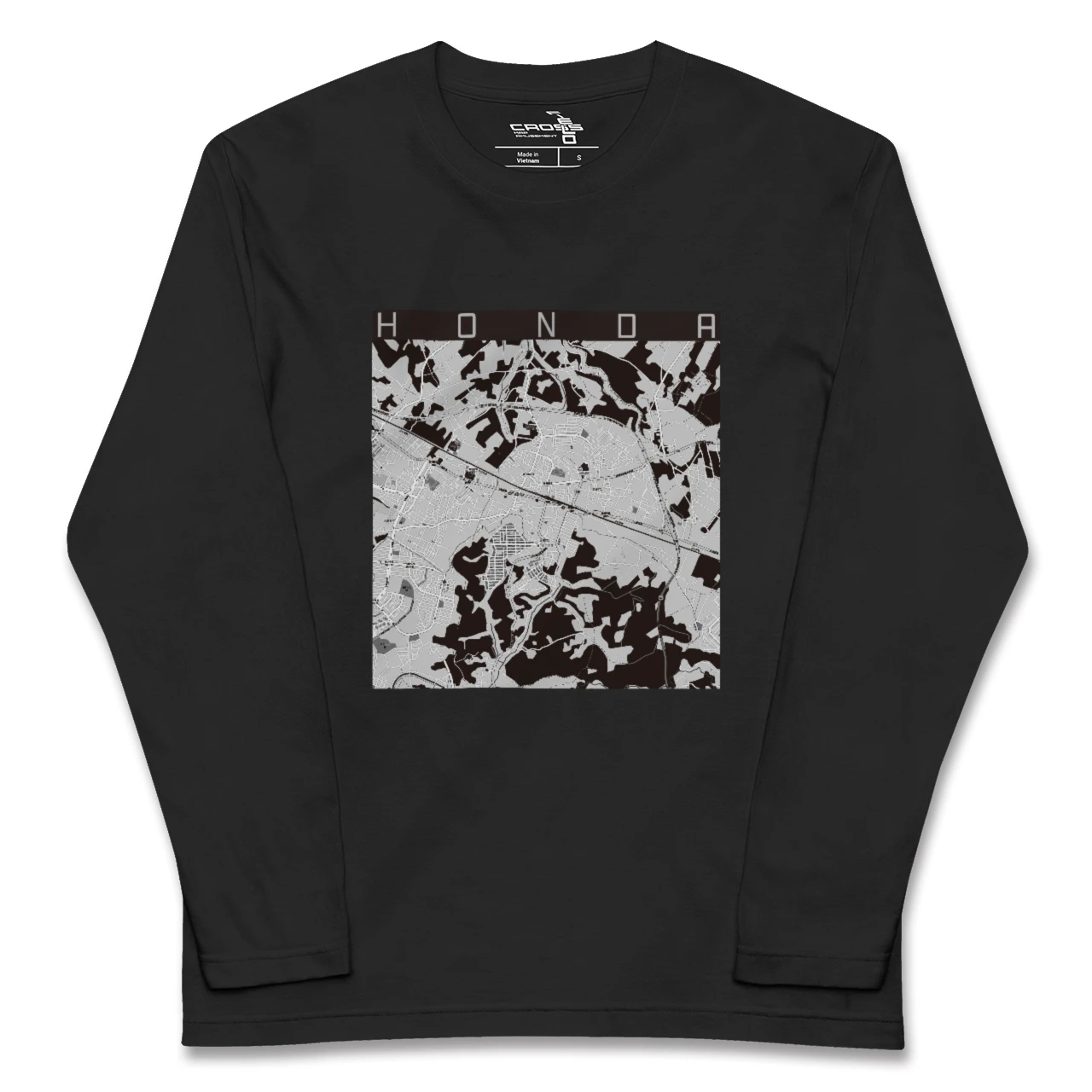 【誉田(千葉県)】地図柄ロングスリーブTシャツ