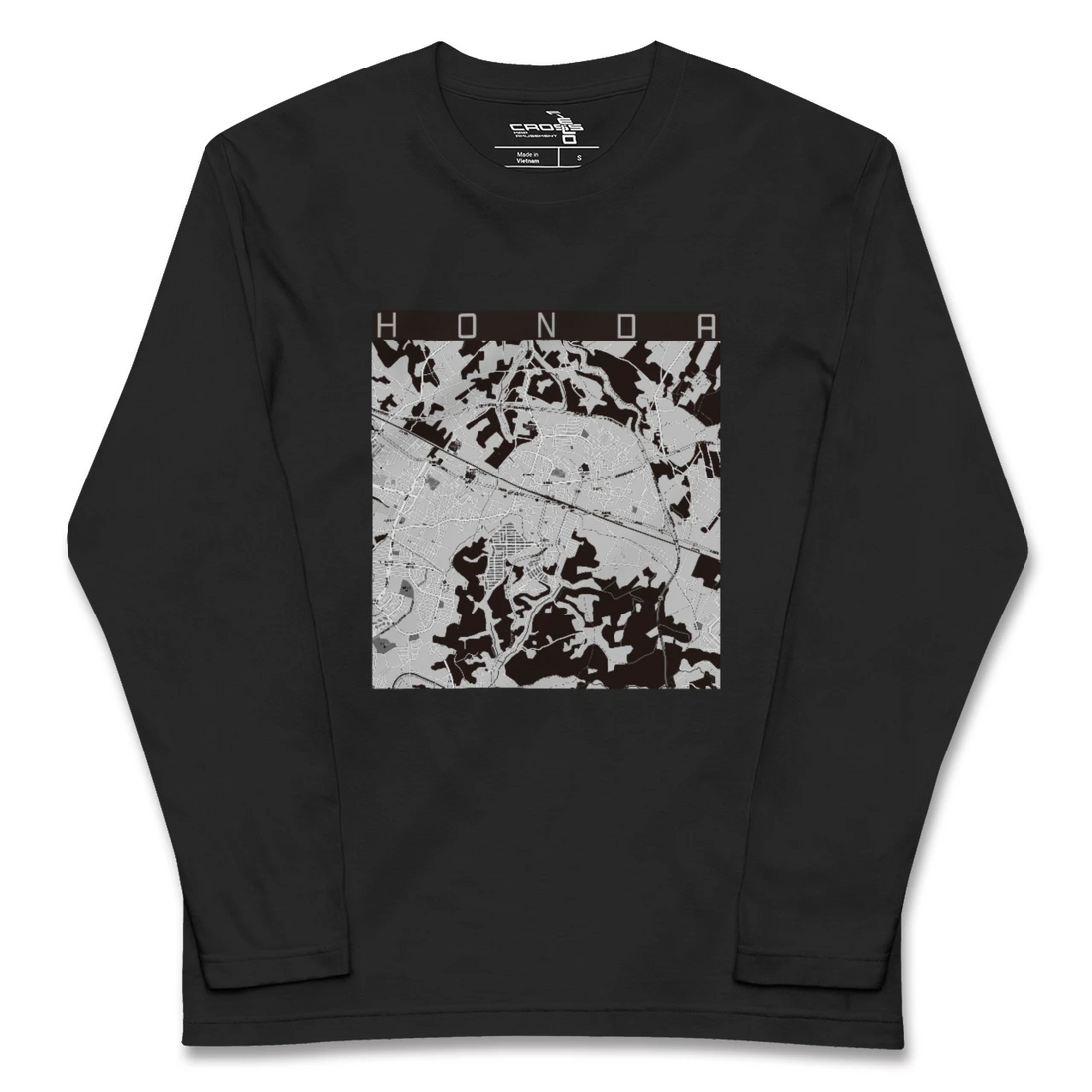 【誉田(千葉県)】地図柄ロングスリーブTシャツ