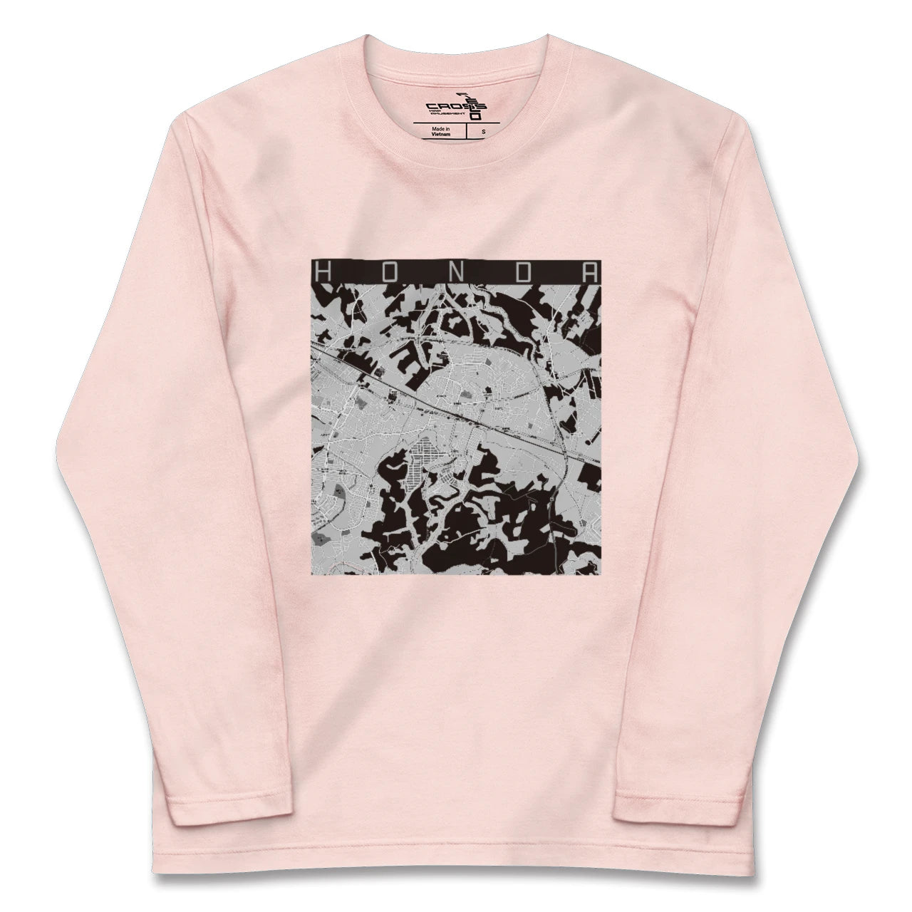 【誉田(千葉県)】地図柄ロングスリーブTシャツ