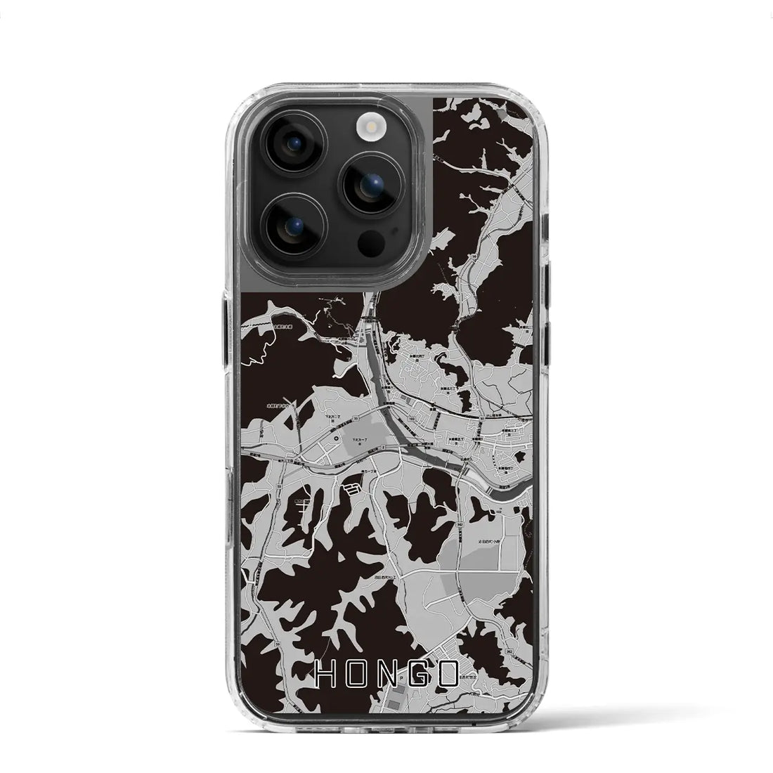 【本郷(広島県)】地図柄iPhoneケース(MagSafeタイプ)