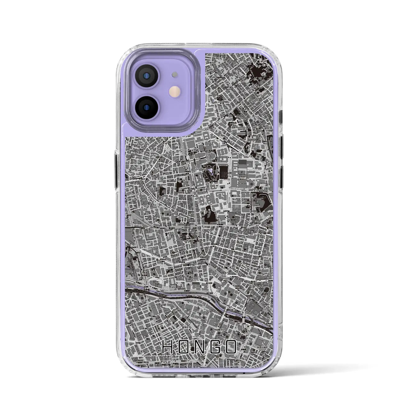 【本郷(東京都)】地図柄iPhoneケース(MagSafeタイプ)