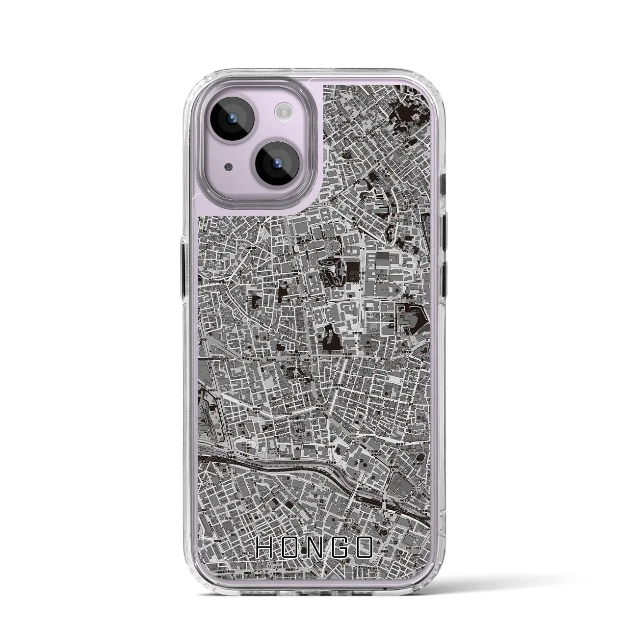 【本郷(東京都)】地図柄iPhoneケース(MagSafeタイプ)